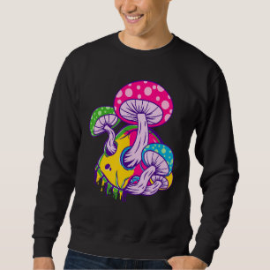 Melting Psychedelic Skull Sweatshirt