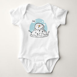 Melting Snowman Baby Strampler