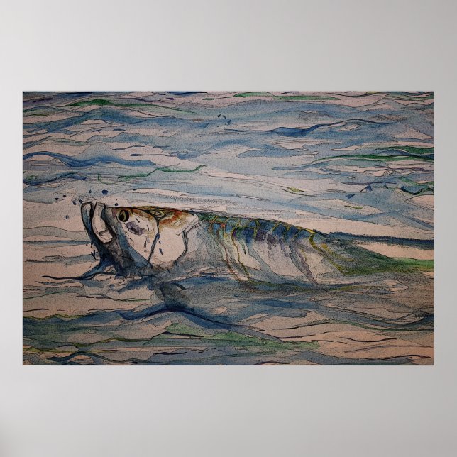 Melting Tarpon Poster (Vorne)
