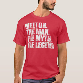 Melton Melton Familienname Melton Nachname Melton T-Shirt