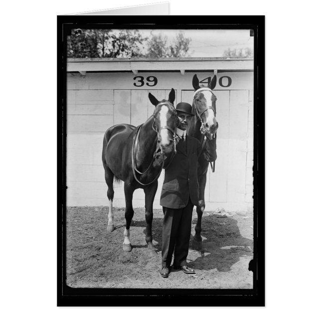 MELVIN C. HAZEN UND SEINE PFERDE (Vorne)