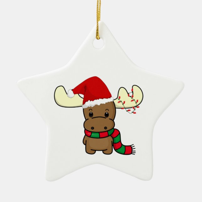 Melvin Elche als Sankt Keramikornament (Vorne)