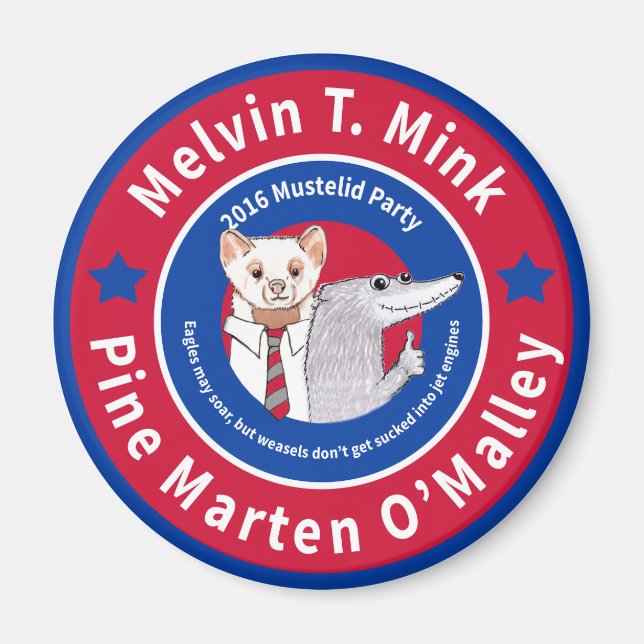 Melvin T. Mink Magnet (Vorne)