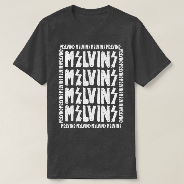 Melvins Schriftart inverse T-Shirt (Design vorne)