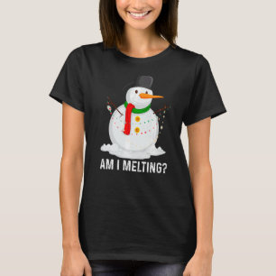 Melze ich im Frühling Schneemannschmelze? T-Shirt