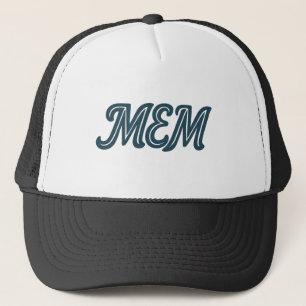 MEM-Memphis-Flughafencode - Memphis International Truckerkappe
