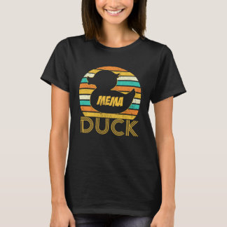 Mema Duck Rubber Duck Matching Family Niedlich T-Shirt