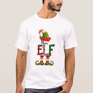 Mema Elf Matching Family Group Weihnachts-Party Pa T-Shirt
