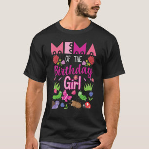 Mema of the Birthday Girl Bug Insect Bday Party T-Shirt