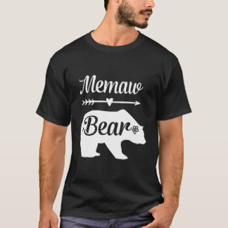 Memaw Bären Geschenk für Oma Heart Arrow Bär T-Shirt