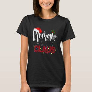 Memaw Claus passende Familien-Weihnachts-Pyjamas X T-Shirt