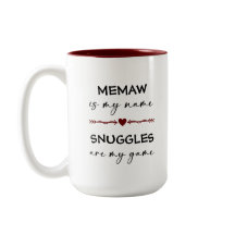 Memaw ist mein Name Schnurrbart sind mein Game Fot