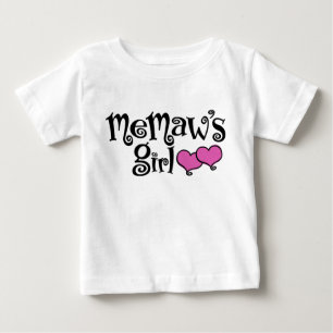 MeMaw's Girl Baby T-shirt
