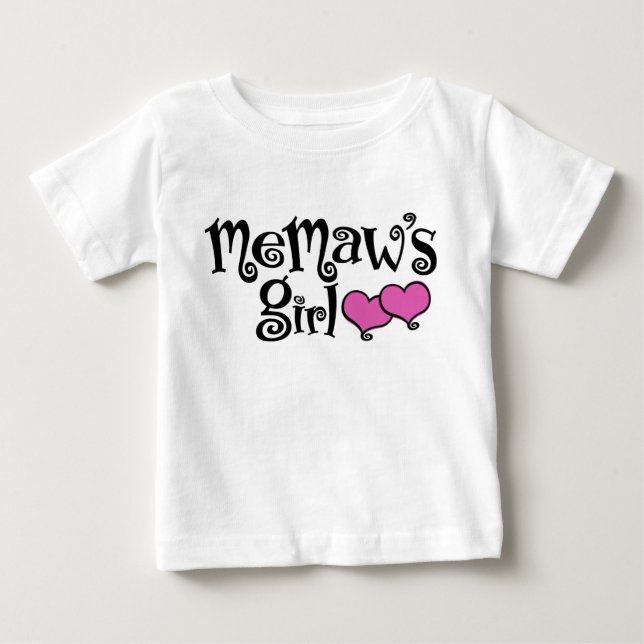 MeMaw's Girl Baby T-shirt (Vorderseite)