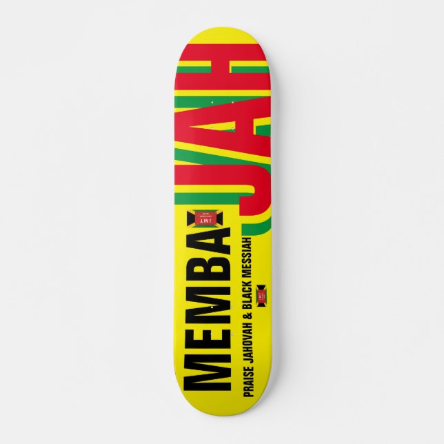 MEMBA JAH    JMT 7 3/4" Skateboard Deck (Vorne)