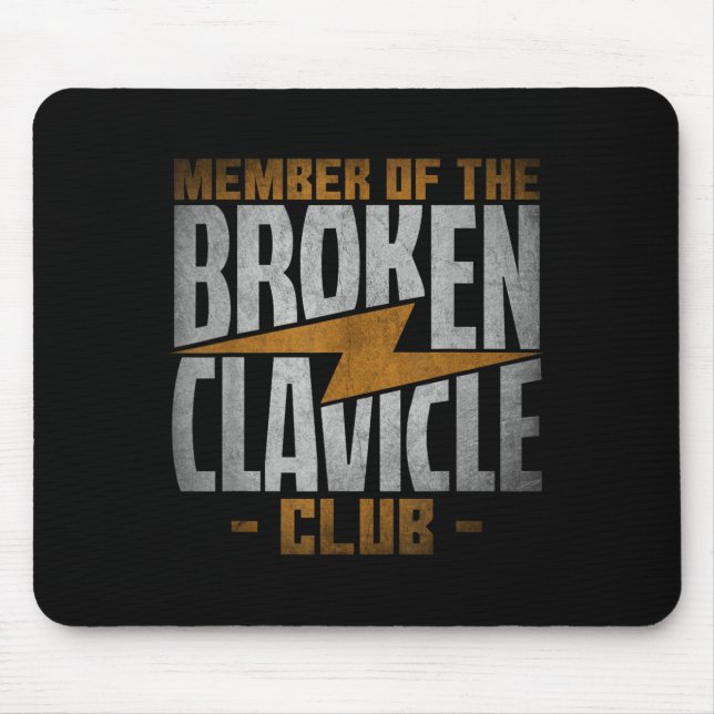 Member Of The Broken Clavicle Club - Recovery Quot Mousepad (Vorne)