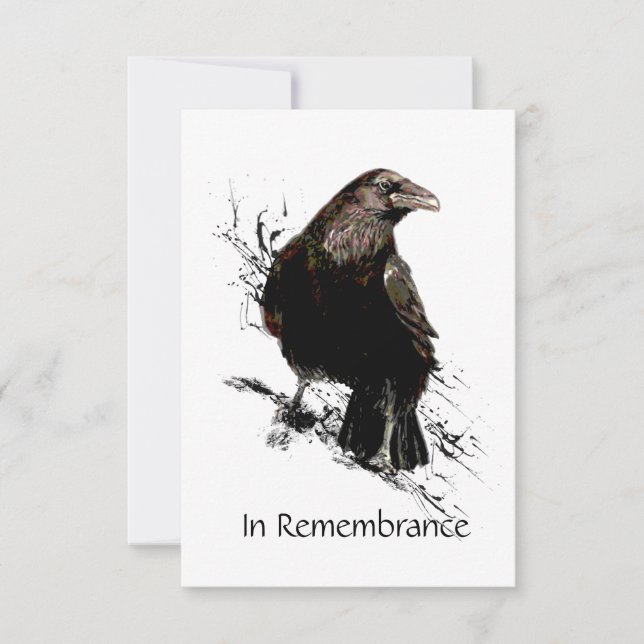Memberservice lädt Raven Black Bird ein Einladung (Vorderseite)