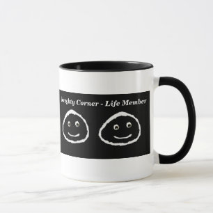 Membre à vie, tasse faisante le coin vilaine