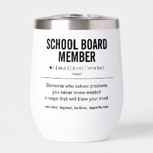 Membre du conseil scolaire personnalisé Amusant