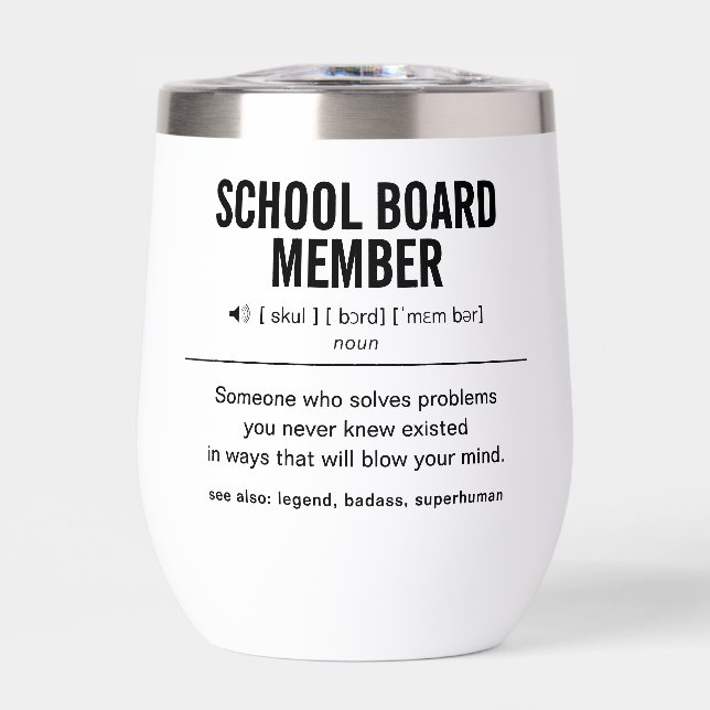 Membre du conseil scolaire personnalisé Amusant (Avant)