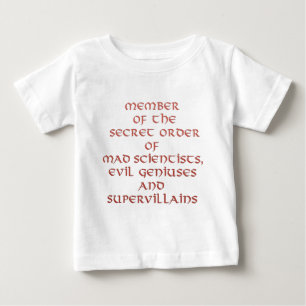 Membre du T-shirts du nourrisson secret d'ordre