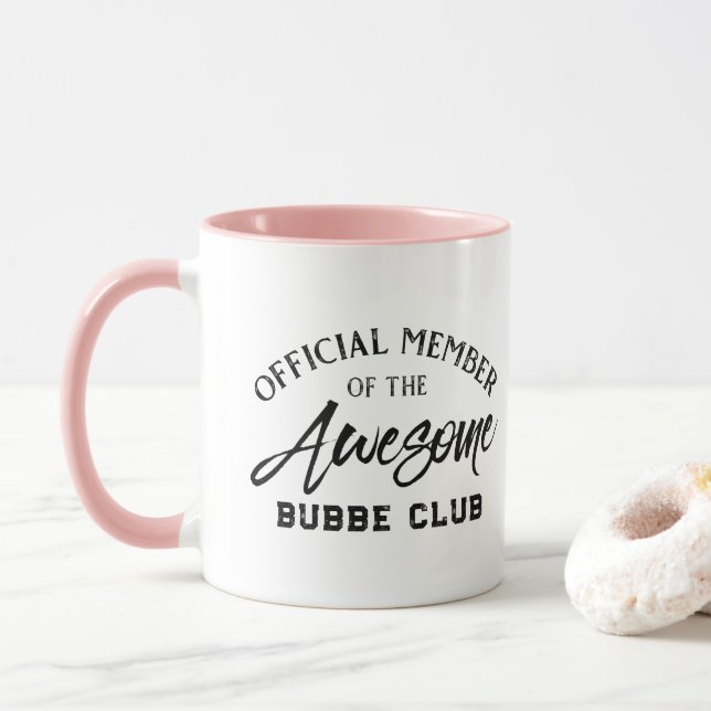 Membre officiel Bubbe Club Mug (Avec donut)