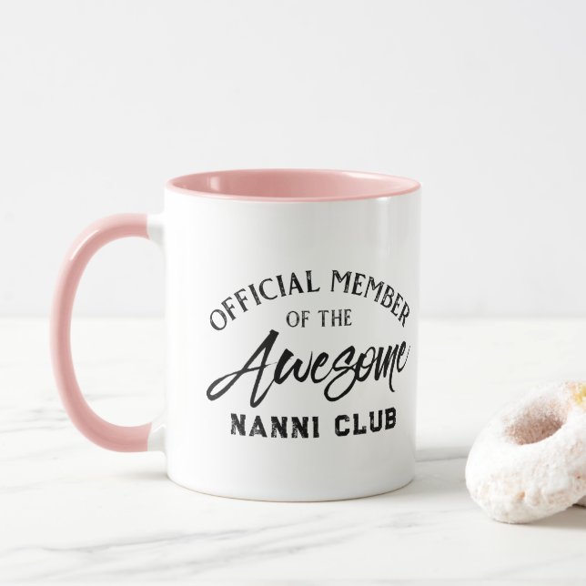 Membre officiel Nanni Club Mug (Avec donut)