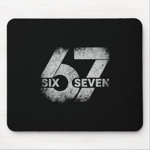 Meme 67 Sechs Sieben Mousepad
