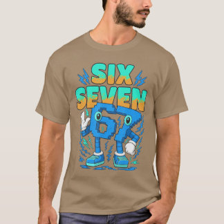 Meme 67 Si Seven 6 7 Gen Alpha Slang Gaming Humor T-Shirt