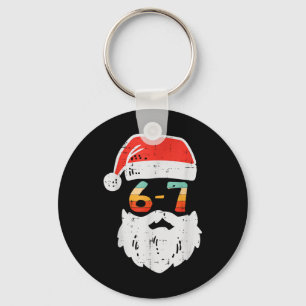 Meme 67 Weihnachtsmann Xmas Six Seven Weihnachten  Schlüsselanhänger