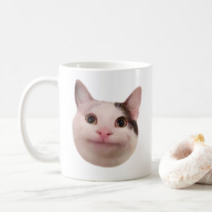Mème de chat poli Mug double face