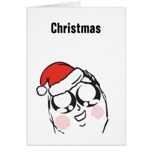 Mème de Noël Troll Le Me Anime Custom EDITABLE