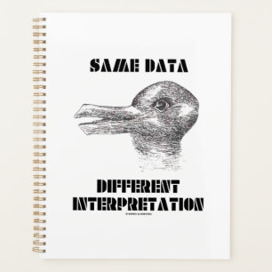 Même donnée, interprétation différente Canard Lapi