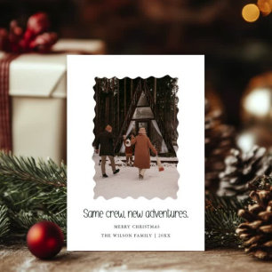 Même équipe, nouvelles aventures, carte de Noël ph