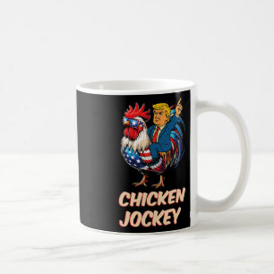Meme Funny Trump Chicken Jockey Kaffeetasse