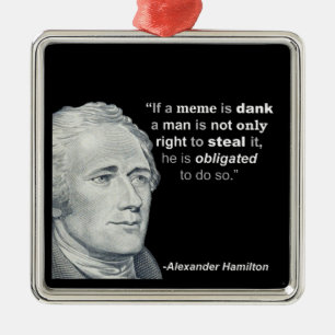 Meme humide d'Alexander Hamilton - ornement