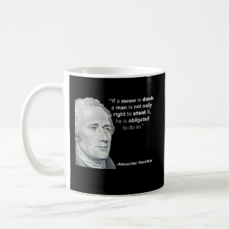 Meme humide d'Alexander Hamilton - tasse