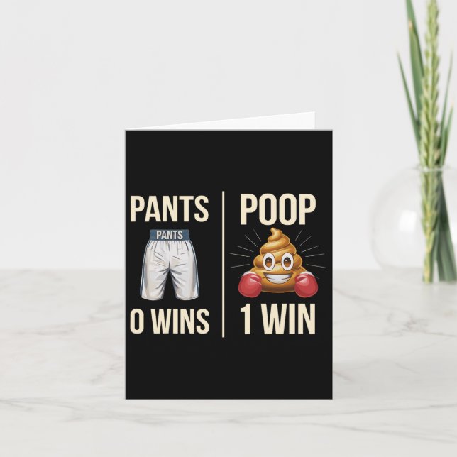 Meme Kack Toilette Spaß Gekackt Funny Sprichwort P Karte (Vorderseite)