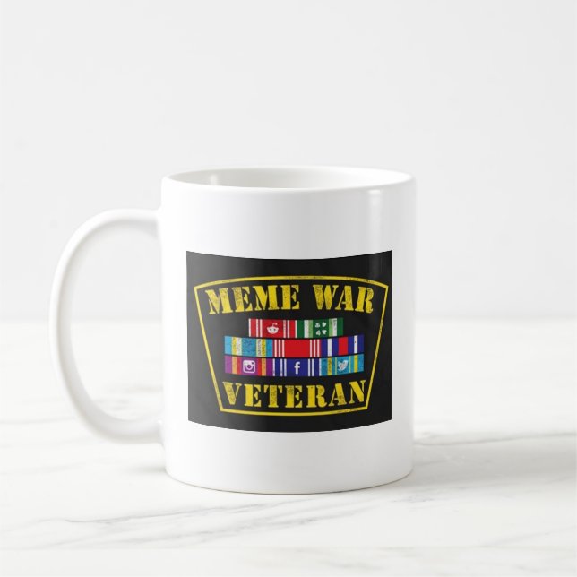 Meme Kriegs-Tierarzt-Tasse Kaffeetasse (Links)