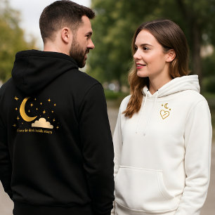 Même l'obscurité tient des étoiles Sweat - shirt à