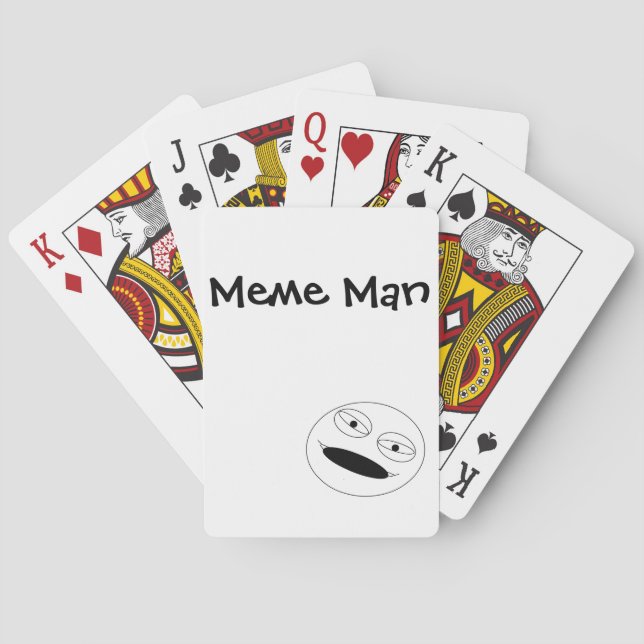 Meme Mann - Spielkarten (Rückseite)