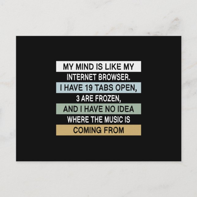 Meme Memes Spaß Arbeit jubeln Coole Funny Gift Ide Postkarte (Vorderseite)