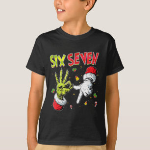 Meme Nummer 67 Bro Slang Sechs Sieben Weihnachten T-Shirt
