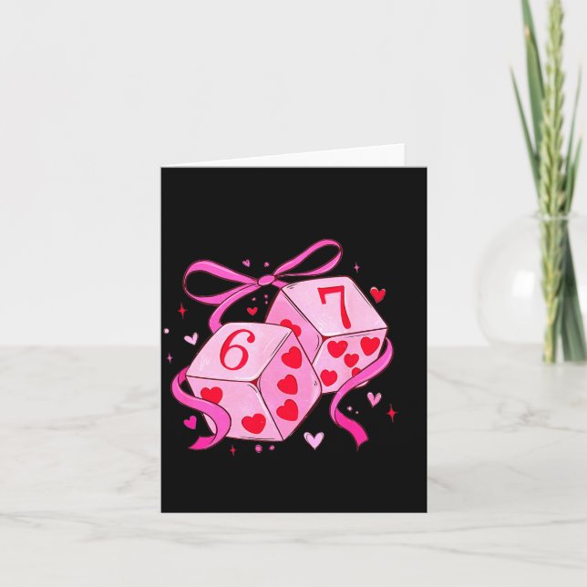 Meme Playing Cards Valentine,preppy Funny Coquette Karte (Vorderseite)