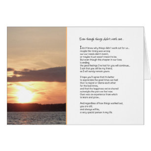 Même si les choses n'ont pas fonctionné... Relatio