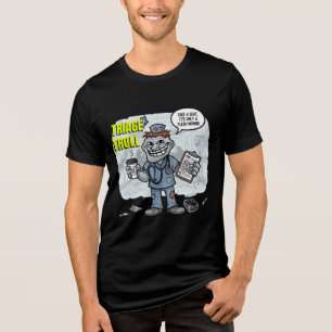 Meme Triage Troll-Nurse Spaß ER Med Graphic Art Tri-Blend Shirt