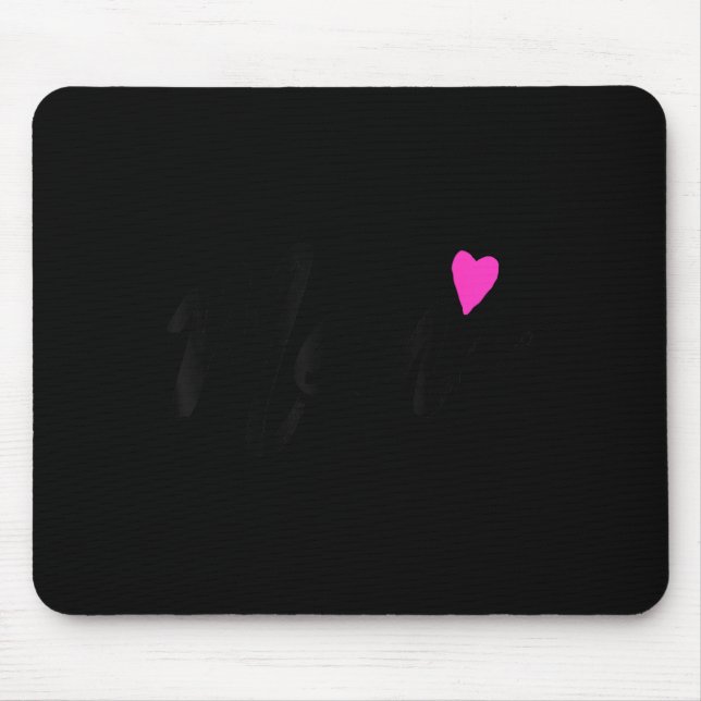 Meme With Nk Heart Grandmother Gift  Mousepad (Vorne)