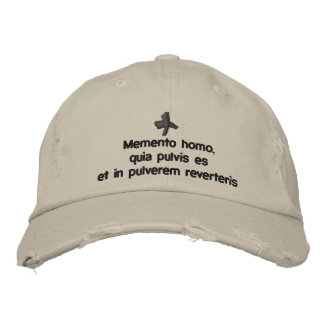 Memento Homo, geliehene Kappe - Cappello quaresima