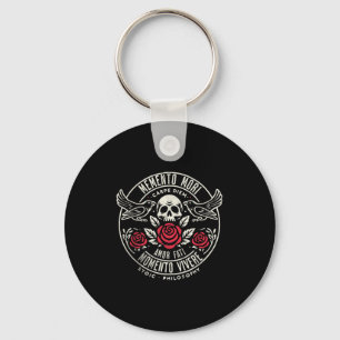 Memento Mori, Amor Fati, Stoic Quote Philosophie Schlüsselanhänger