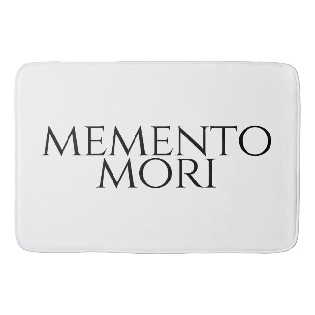 Memento Mori Badematte (Vorderseite)